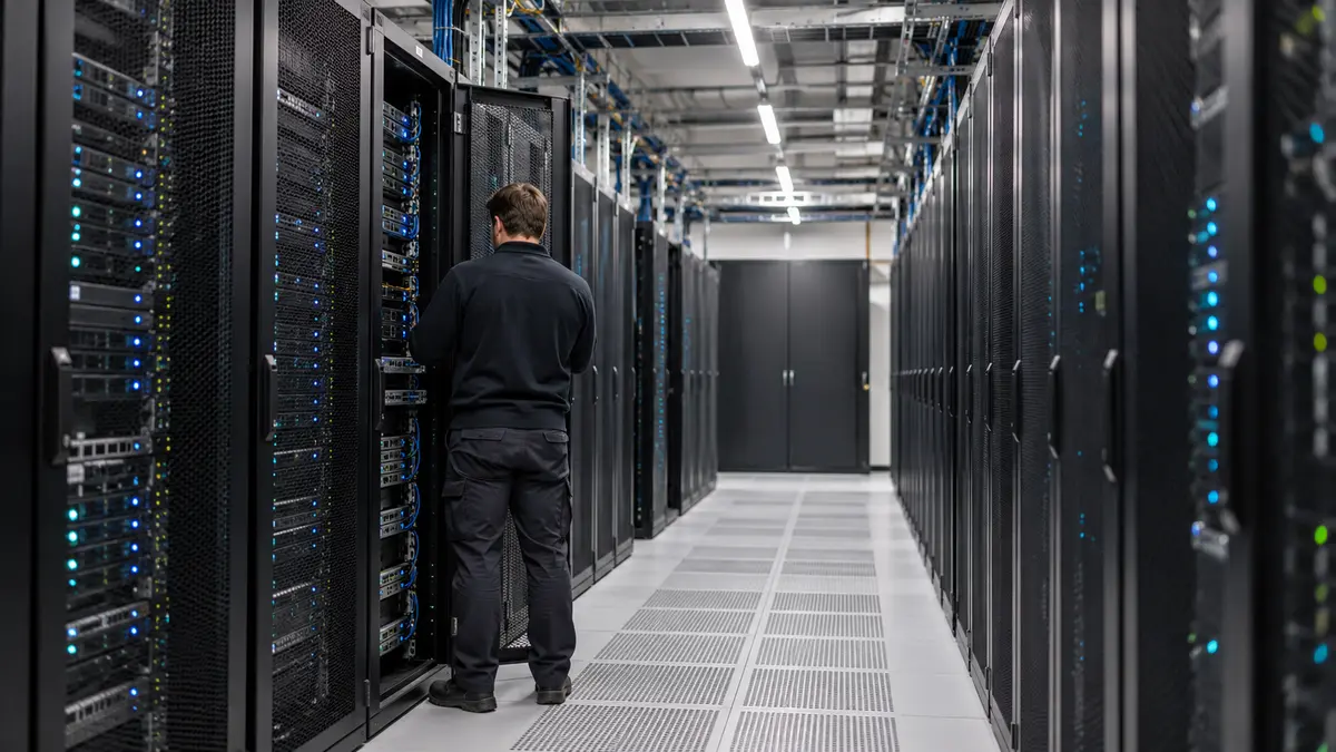 Sichere Infrastruktur in einem niederländischen Rechenzentrum